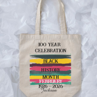 Tote Bag 100 year celebration black history month 2026