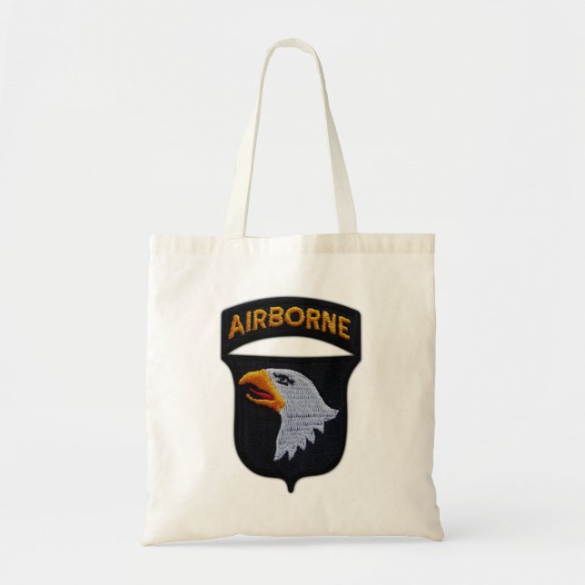 Tote Bag 101e ABN Airborne hurlant Aigles Veterans LRRP (Devant)