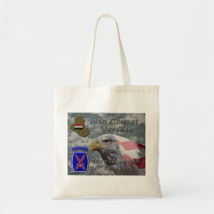 Tote Bag 10e Division de la montagne Irak Vétérinaire de co