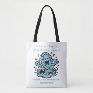 Tote Bag 11 Janvier - Étape Dans Une Boule Et Passez Votre
