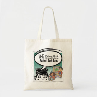 Tote Bag 12 x 12 Contre les Boîtes de Livre Cream Fourre-to