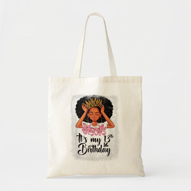 Tote Bag 13 ans Cadeaux femmes filles adolescent C'est mon  (Devant)