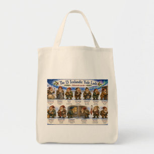 Tote Bag 13 lutins islandais de Noël à reykjavik