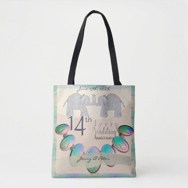 Tote Bag 14e anniversaire de l'Opale ivoirienneTote (Devant)