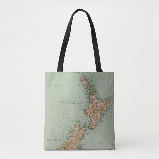 Tote Bag 169 Nouvelle Zélande, Hawaï, Tasmanie (Devant)