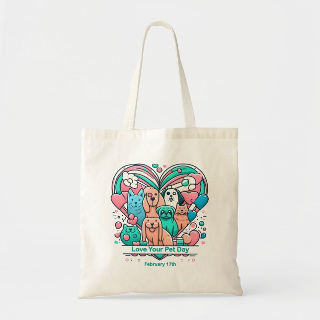 Tote Bag 17 fév Love Your Pet Day (Devant)