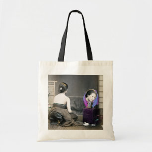 Tote Bag 1870 Femme japonaise dans la salle à manger