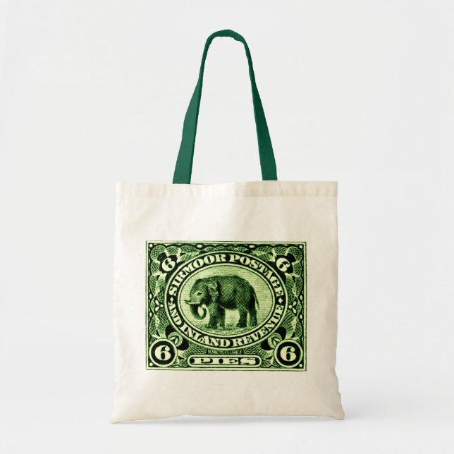 Tote Bag 1895 Indian Princely States Elephant (Devant)