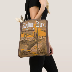 Tote Bag 1909 Partition chantante d'oiseaux
