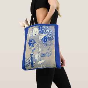 Tote Bag 1909 Ragtime Betty partition art imprimé