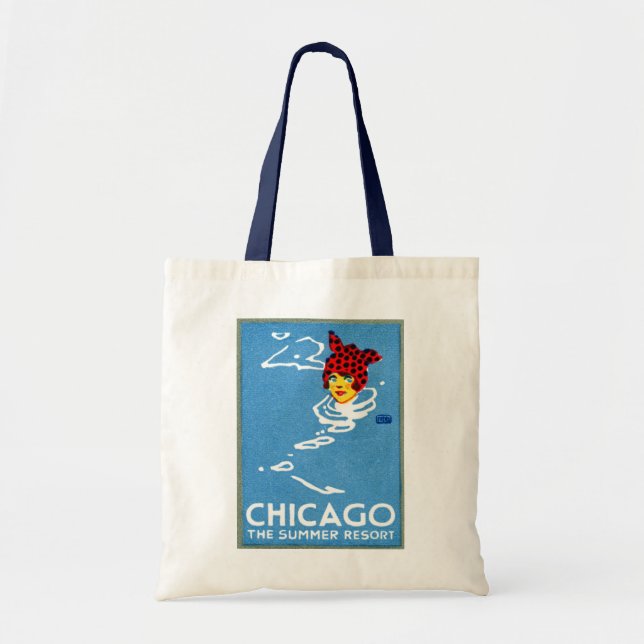 Tote Bag 1912 Chicago, la station estivale (Devant)