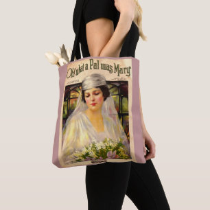 Tote Bag 1919 Oh ! Quelle feuille de chanson Pal Était Mary