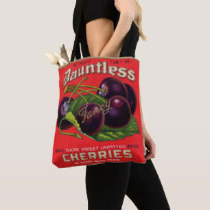 Tote Bag 1930s Cerises innombrables dans le sirop lourd peu