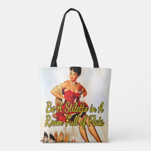 Tote Bag 1950’s Trying on Shoes by Gil Elvgren