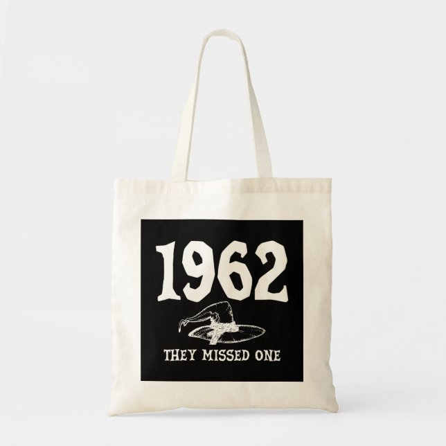 Tote Bag 1962 Ils ont manqué une sorcière de Salem Hallowee (Devant)