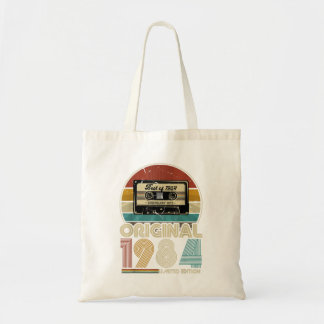 Tote Bag 1984 vintage anniversaire rétro Edition limitée ho