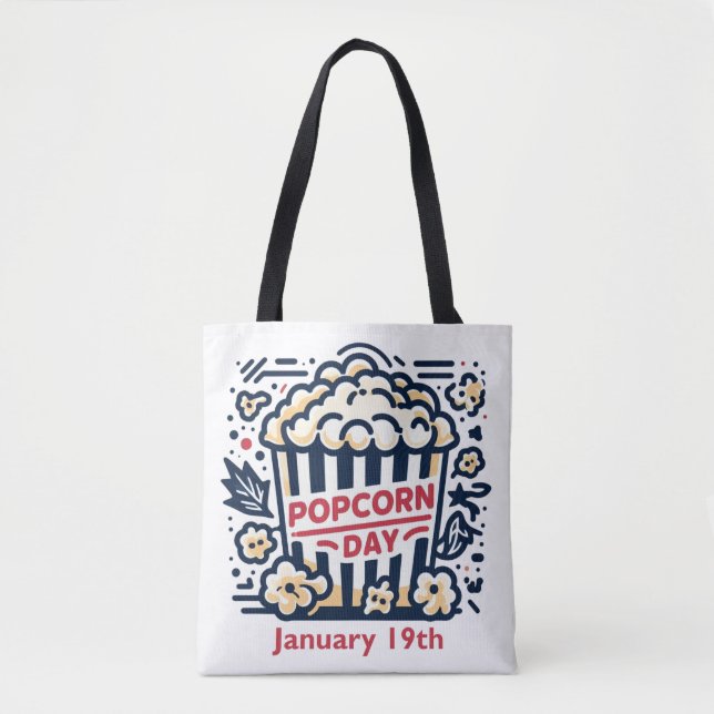 Tote Bag 19 janvier - Fête du maïs soufflé (Devant)