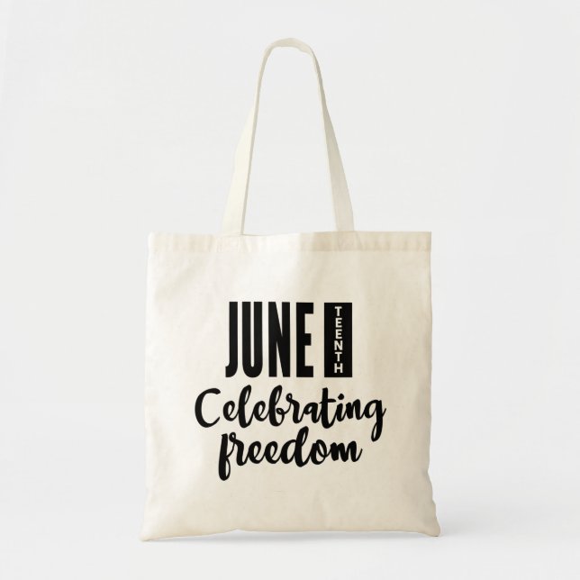 Tote Bag 19°, Liberté des Afro-Américains. (Devant)