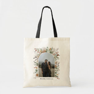 Tote Bag 1 arche photo aquarelle botanique floral élégant