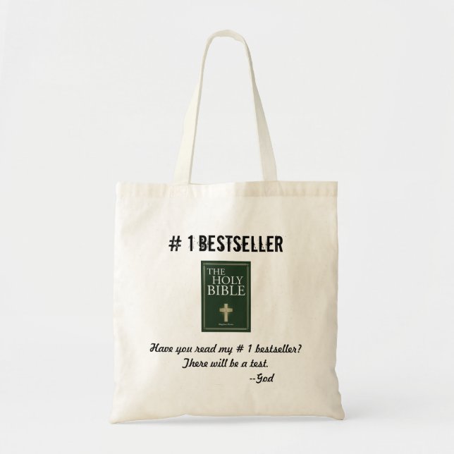 TOTE BAG # 1 BEST-SELLER - BIBLE (Devant)