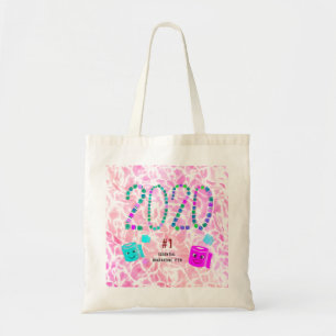 Tote Bag #1 Élément de quarantaine essentiel en rose