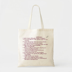 Tote Bag 1-SAGITTARIUS 22 novembre - 21 décembre poème de