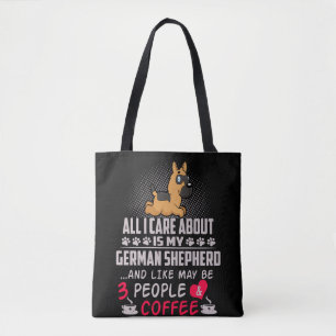 Tote Bag 1 Tout Ce Qui M'Intéresse, C'Est Mon Berger Allema