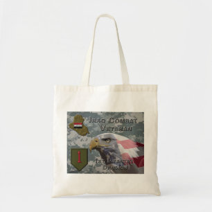 Tote Bag 1re Division d'infanterie Irak Vétérinaire de comb