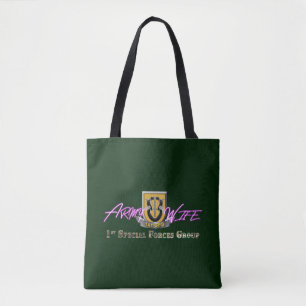 Tote Bag 1re épouse de l'armée du groupe des forces spéc