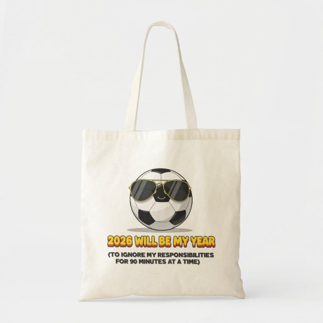 Tote Bag 2026 sera mon année pour ignorer mes responsabilit (Devant)