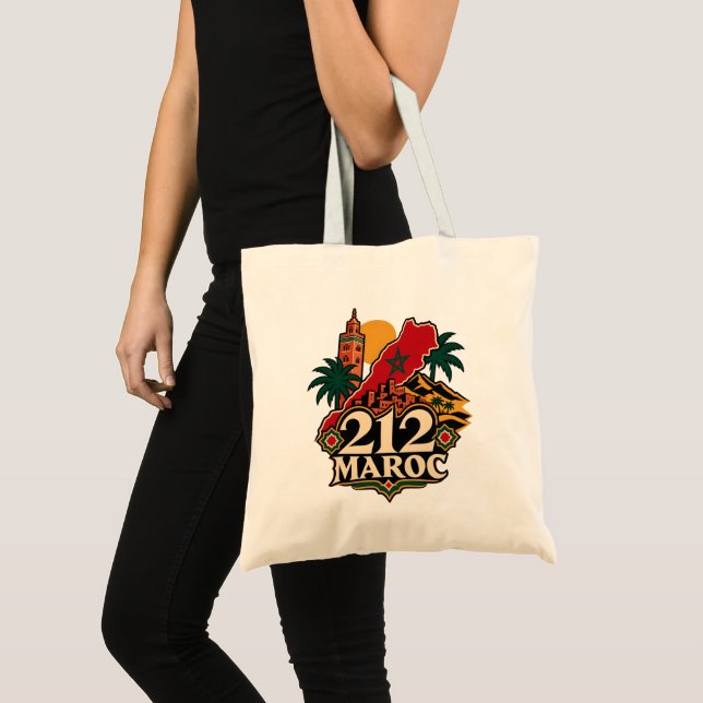 Tote bag 212 Maroc  (Devant (produit))