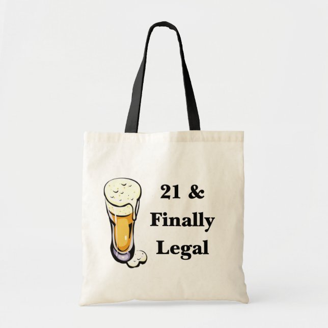 Tote Bag 21 et enfin juridique (Devant)
