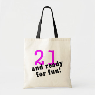 Tote Bag 21 et préparez pour le rose d'amusement