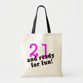 Tote Bag 21 et préparez pour le rose d'amusement