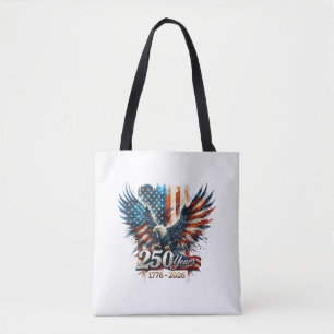 Tote Bag 250 Ans d'Amérique Anniversaire 250e Indépendance