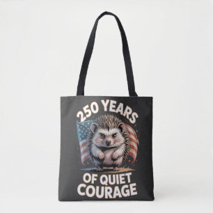 Tote Bag 250 Ans de Courage Silencieux Art de Hérisson