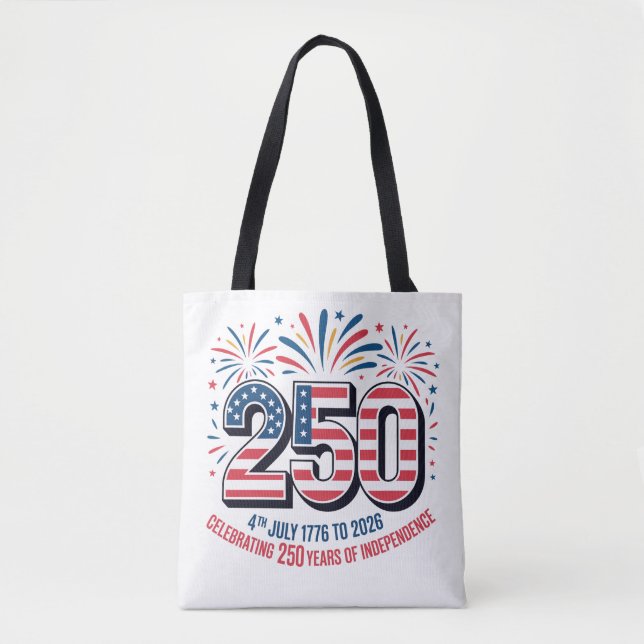 Tote Bag 250 Ans d'Indépendance  (Devant)