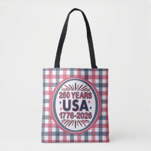 Tote Bag 250 ans USA Semiquinentenaire 1776-2026