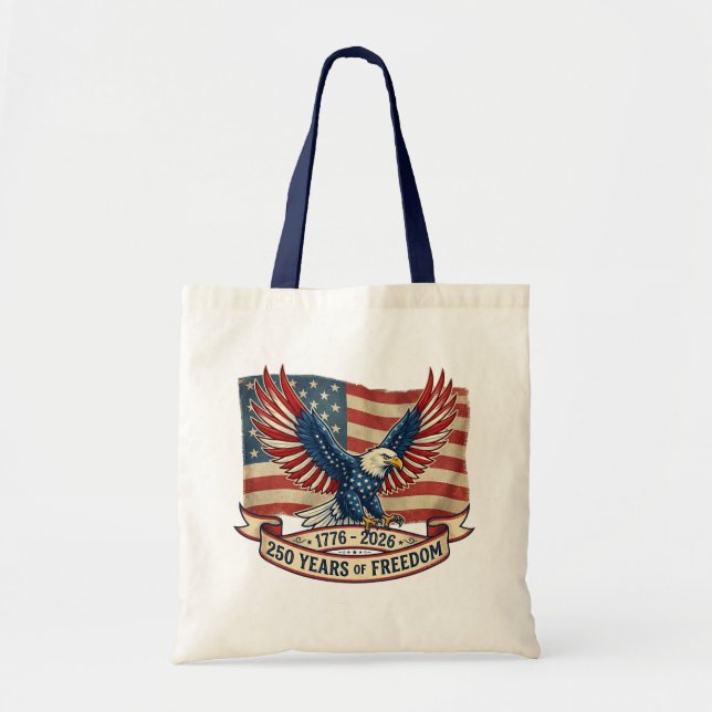 Tote Bag 250 Years Of Freedom (Devant)