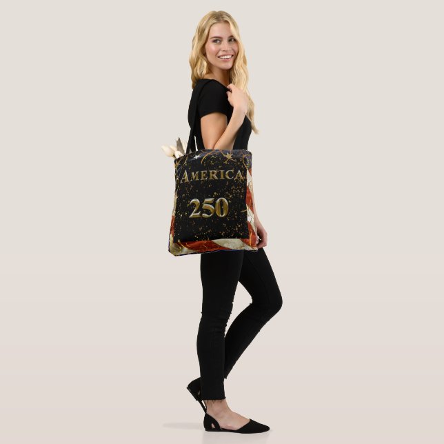 Tote Bag 250e anniversaire d'Amérique ! (Sur le modèle)