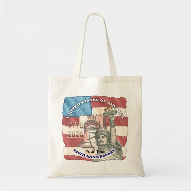 Tote Bag 250e anniversaire des États-Unis  (Devant)