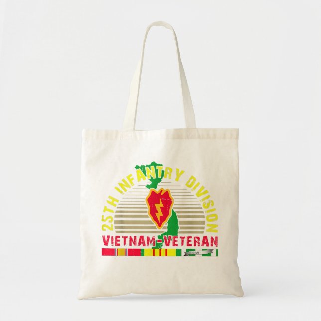 Tote Bag 25e division d'infanterie Vétérinaire du Vietnam (Devant)