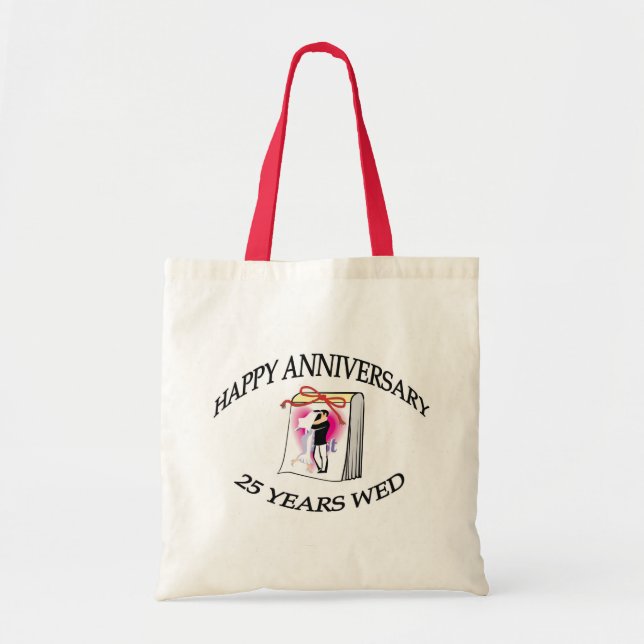 Tote Bag 25ème. ANNIVERSAIRE (Devant)