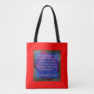 Tote Bag 2 Corinthiens 5:17 Rédempter la Bête Fourre-tout