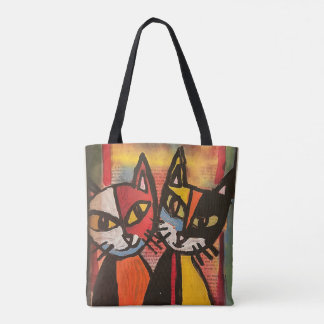 Tote Bag 2 Épaule de chat Fourre-tout