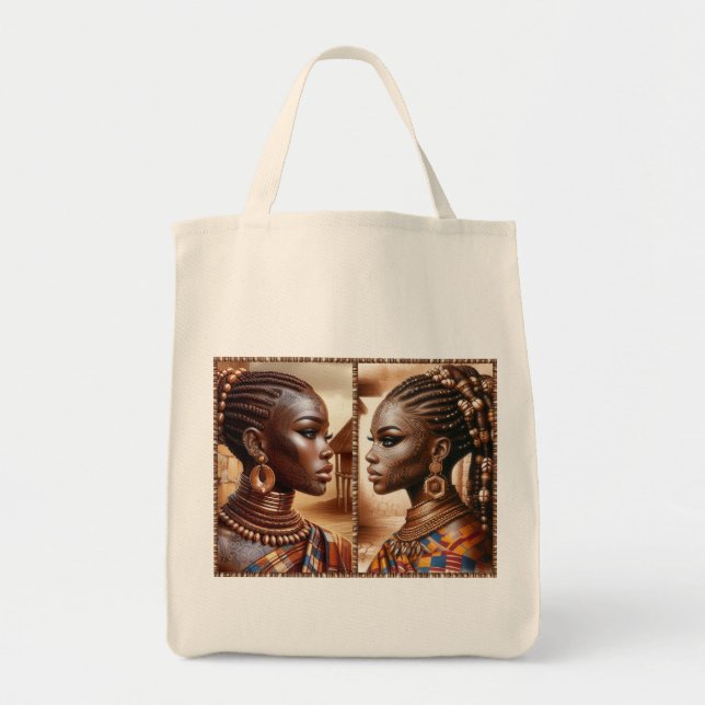 Tote Bag 2 girls tribe (Devant)