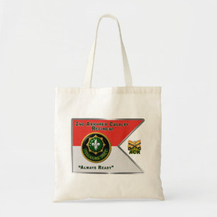 Tote Bag 2e Ligne directrice du régiment de cavalerie blind