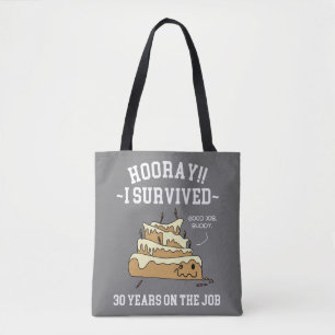 Tote Bag 30 ans de service 30e anniversaire de travail