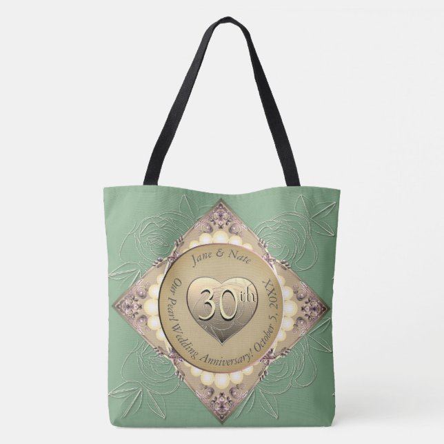 Tote Bag 30e/12e anniversaire de la Perle Fourre-tout (Dos)