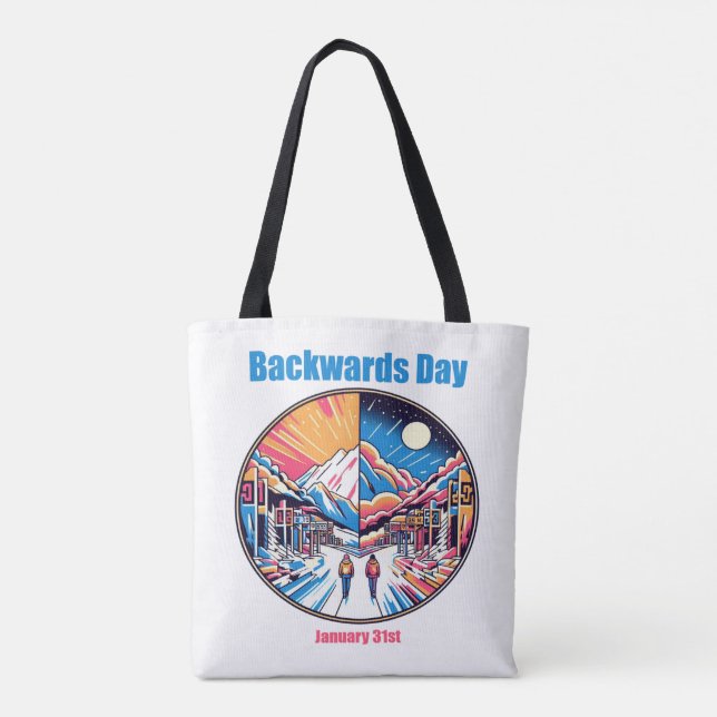Tote Bag 31 janvier - Jour en arrière (Dos)